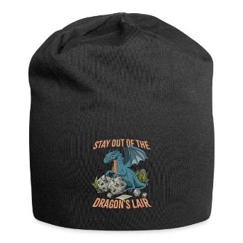 RPG Dragon D20 Cube Design pour un RPG GAMER - Bonnet en jersey - noir - Devant