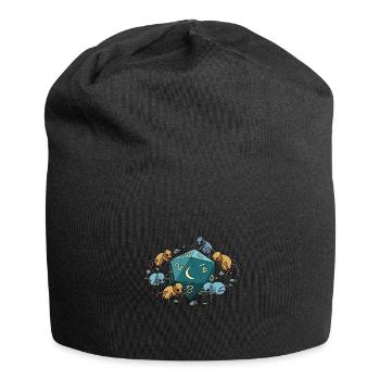 RPG Spider D20 Cube Design for an RPG GAMER - Jersey Beanie - black - Front