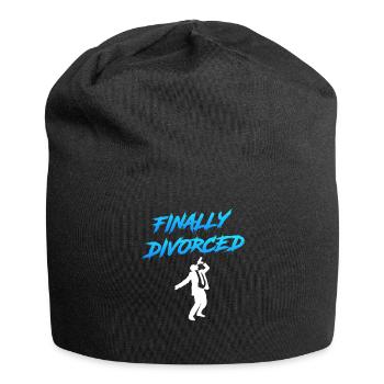 Enfin divorce partie divorce divorce - Bonnet en jersey - noir - Devant