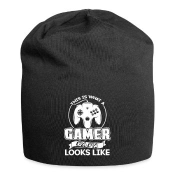 Gamer Gamer Papa - Jersey Beanie - black - Front