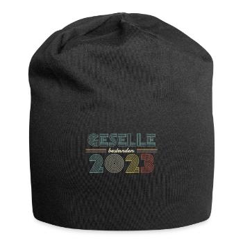 Ausbildung 2023 Abschluss bestanden Vintage Azubi - Jersey-Beanie - Schwarz - Vorne