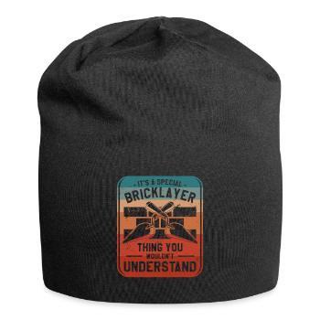 It's A Special Bricklayer Thing You Wouldn't - Jersey Beanie - black - Front