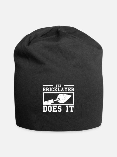Le maçon le fait maçon maçon maçon - Bonnet en jersey - noir
