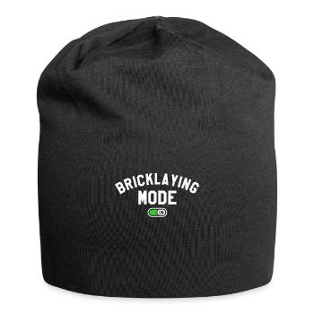 Bricklaying Mode On Bricklayers Bricklayer - Jersey Beanie - black - Front