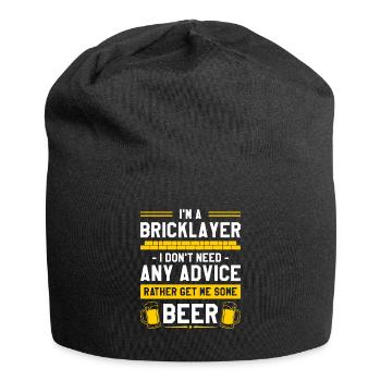 I Don't Need Any Advice Rather Get Me Some Beer - Jersey Beanie - black - Front