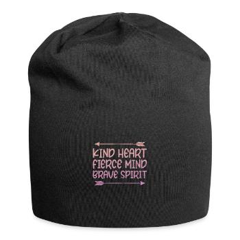 Bogenschiessen Bogenschütze Bogen Pfeil Geschenk - Jersey-Beanie - Schwarz - Vorne