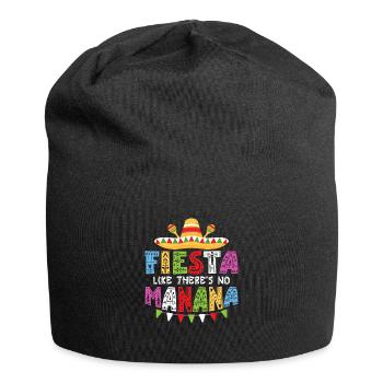 Fiesta Like There's No Manana Party Cinco De Mayo - Jersey-Beanie - Schwarz - Vorne