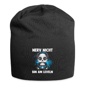 Zocker Geschenk Junge Gamer Controller Zocken - Jersey-Beanie - Schwarz - Vorne
