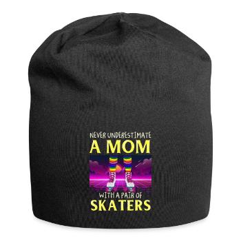 Inline Skater - Jersey-Beanie - Schwarz - Vorne