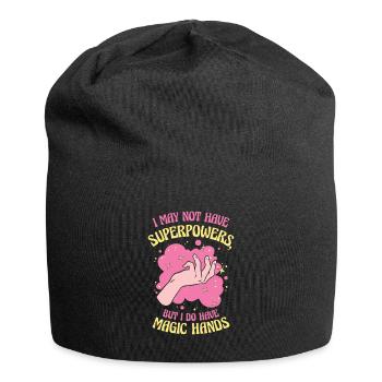 Massage Therapist Therapy Licensed Masseur - Jersey Beanie - black - Front