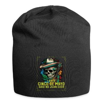 I Hate Cinco De Mayo Said No Juan Ever Mexican - Jersey-Beanie - Schwarz - Vorne