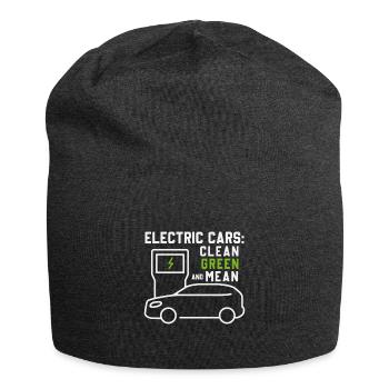 Elektrofahrzeug Elektroautos Sauber Grün - Jersey-Beanie - Anthrazit - Vorne