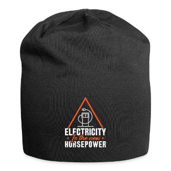 Electric vehicles Electricity is the new horsepower - Jersey Beanie - black - Front