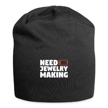 Need Jewelry Making Jeweler - Jersey Beanie - black - Front