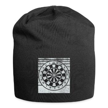 Retro dartboard Dartboard 180 for darts players - Jersey Beanie - black - Front