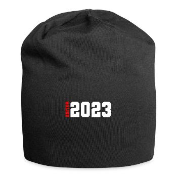 Abitur 2023 bestanden Abi Abiturient - Jersey-Beanie - Schwarz - Vorne