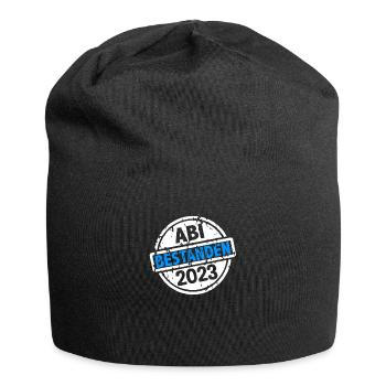 Abitur 2023 bestanden Abi Abiturient - Jersey-Beanie - Schwarz - Vorne