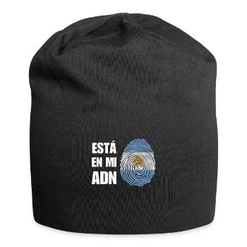Argentinien ist in meiner DNA - Jersey-Beanie - Schwarz - Vorne