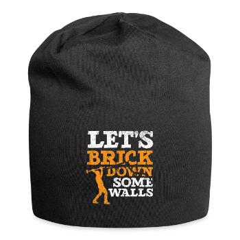 Let's tear down some walls House demolition - Jersey Beanie - black - Front
