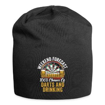 Jeu de fléchettes rétro Dartboard 180 pour les joueurs de fléchettes - Bonnet en jersey - noir - Devant
