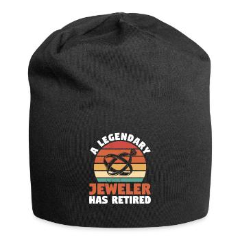 Ein legendärer Juwelier hat sich aus der Schmuckherstellung zurückgezogen - Jersey-Beanie - Schwarz - Vorne