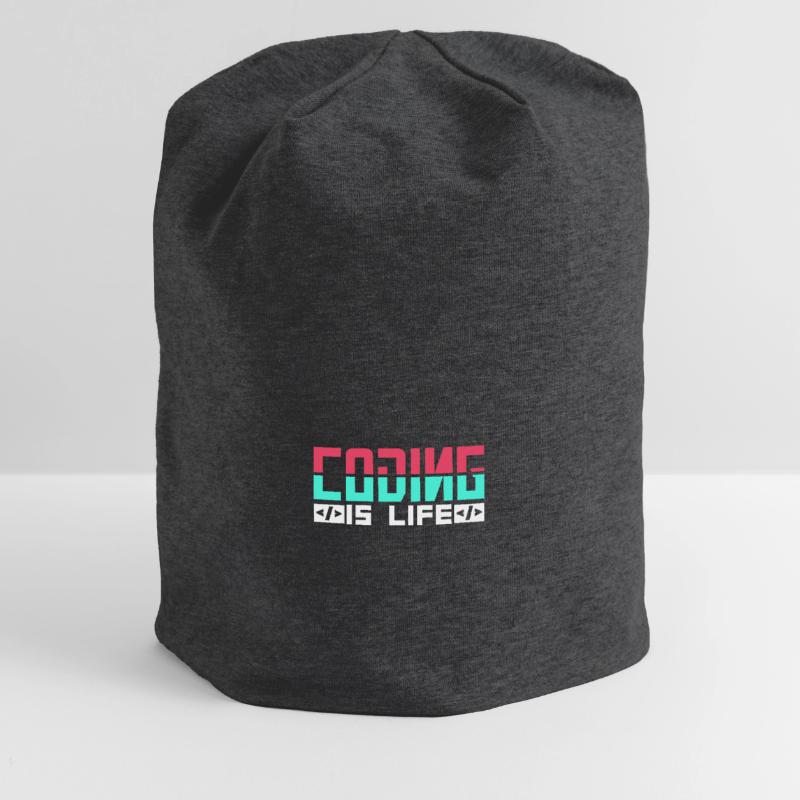 Le codage est un code de codeur programmeur de vie Bonnet en jersey