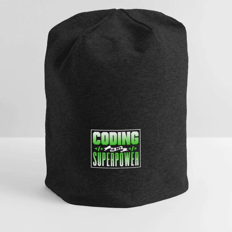 Coding Ist Meine Superkraft Coder Programmierer Jersey-Beanie