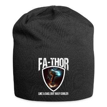 Papa Vathor Va Thor Fête des pères Fête des pères Cadeau de fête des pères - Bonnet en jersey - noir - Devant