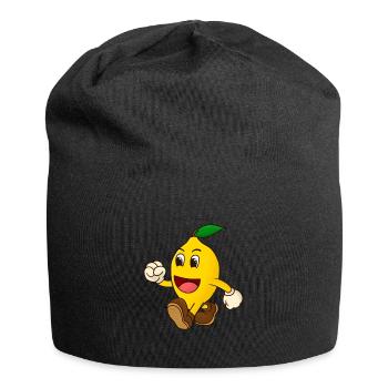 Lemon walking - Jersey Beanie - black - Front