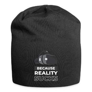 Reality Sucks VR Gaming Games - Jersey Beanie - black - Front