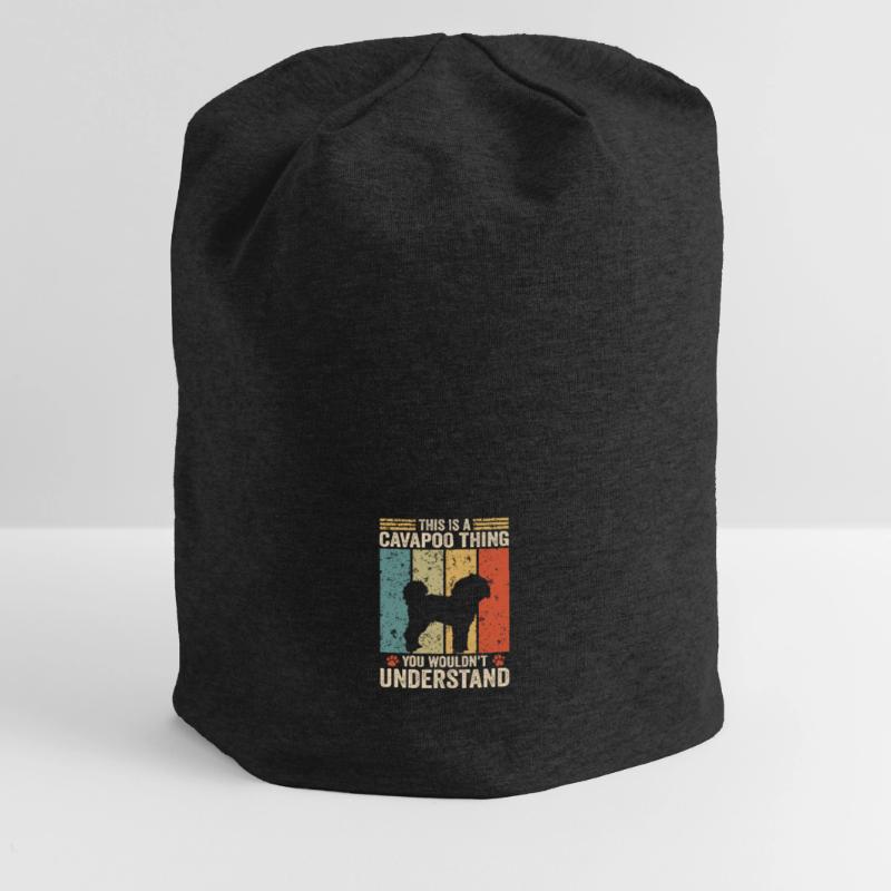 This is a Cavapoo thing Jersey-Beanie