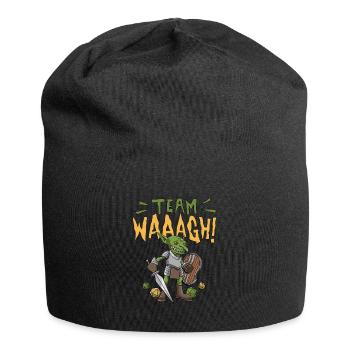 Goblin Orc D20 Cube Team Waaagh Design for a - Jersey Beanie - black - Front