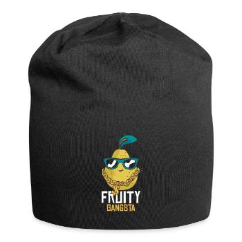 Fruité Gangsta Fruit Lover Poire Fruits frais - Bonnet en jersey - noir - Devant