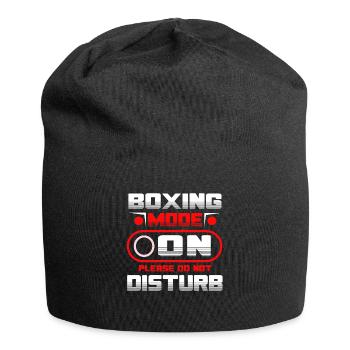 Boxing Mode On Please Do Not Disturb - Jersey-Beanie - Schwarz - Vorne