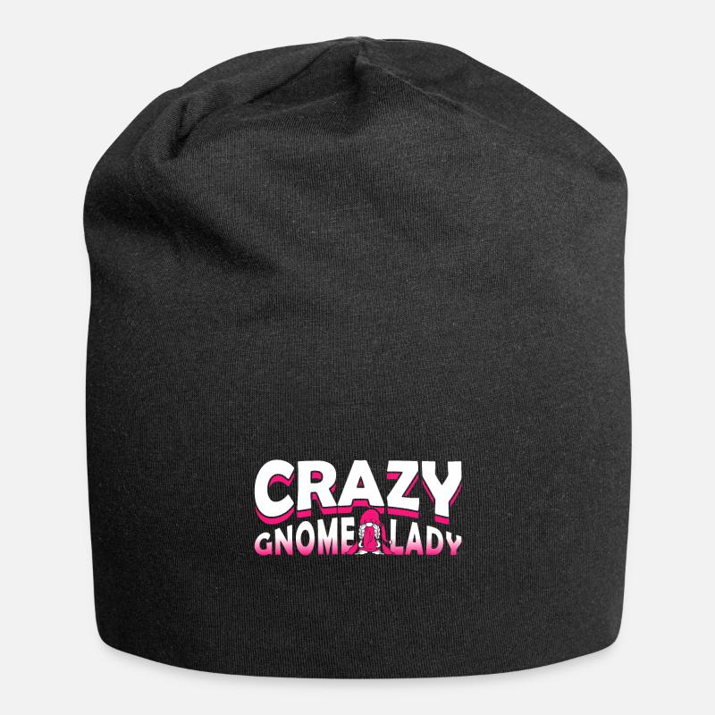 Gartenzwerg Garten - Jersey-Beanie - Schwarz