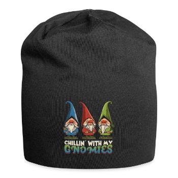 Garden Gnome Garden - Jersey Beanie - black - Front