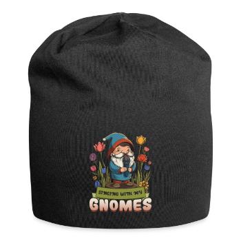 Jardin Gnome Jardin - Bonnet en jersey - noir - Devant