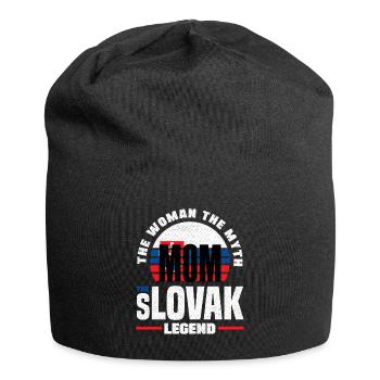 Slovak Slovakia Slovak Flag Quote - Jersey Beanie - black - Front