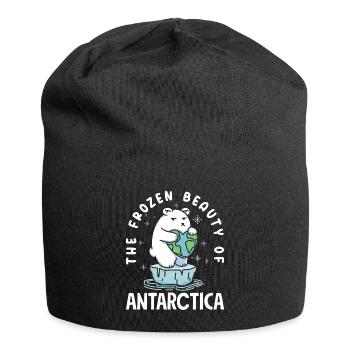 The frozen beauty of Antarctica Expedition - Jersey Beanie - black - Front