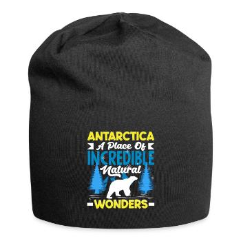 A place of incredible natural wonders Expedition - Jersey Beanie - black - Front