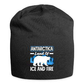 Antarctica land of fire and ice Expedition - Jersey Beanie - black - Front