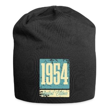 1954 Naissance Anniversaire Année de naissance - Bonnet en jersey - noir - Devant