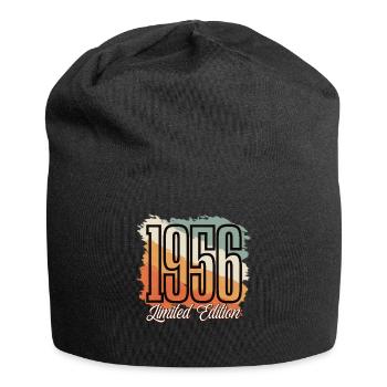 1956 Year of birth Birthday Year of construction Vintage Retro - Jersey Beanie - black - Front