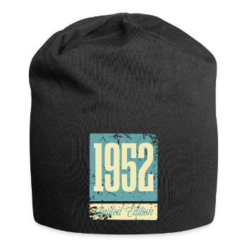 1952 Anniversaire de naissance Année de naissance - Bonnet en jersey - noir - Devant