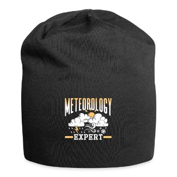 Meteorology Expert Weather Forecast Meteorologist - Jersey Beanie - black - Front