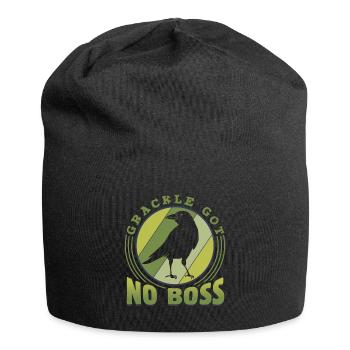 Grackle Vogel - Jersey Beanie - black - Front