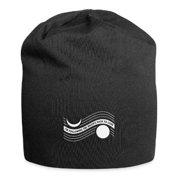 Romantische Mond-Soulmate-Designs für einen - Jersey-Beanie - Schwarz - Vorne