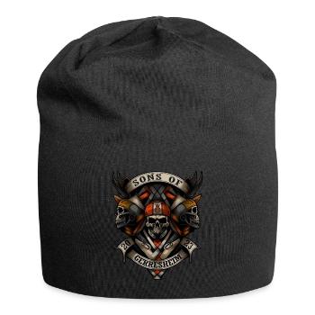 Fils de Gerresheim Düsseldorf - Bonnet en jersey - noir - Devant