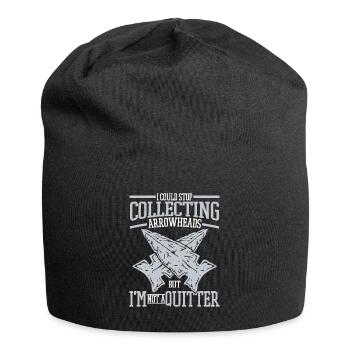 I'm Not A Quitter Jagdspitzen Arrowhead Hunter - Jersey-Beanie - Schwarz - Vorne