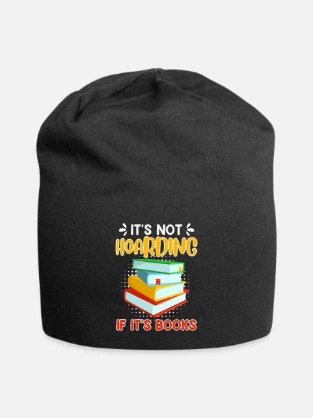Book lovers Book lovers Books Reading friends - Jersey Beanie - black